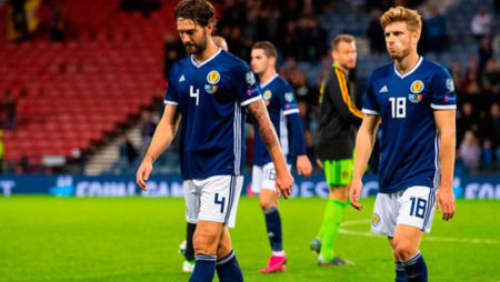 Scotland against the Faroe Islands for their third World Cup qualifier