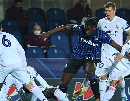 Real- Atalanta for the 16 of the champions league