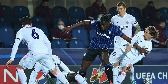 Real- Atalanta for the 16 of the champions league