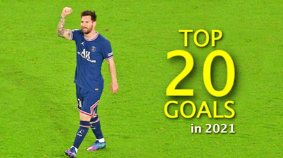 The top 20 goals from Lionel Messi